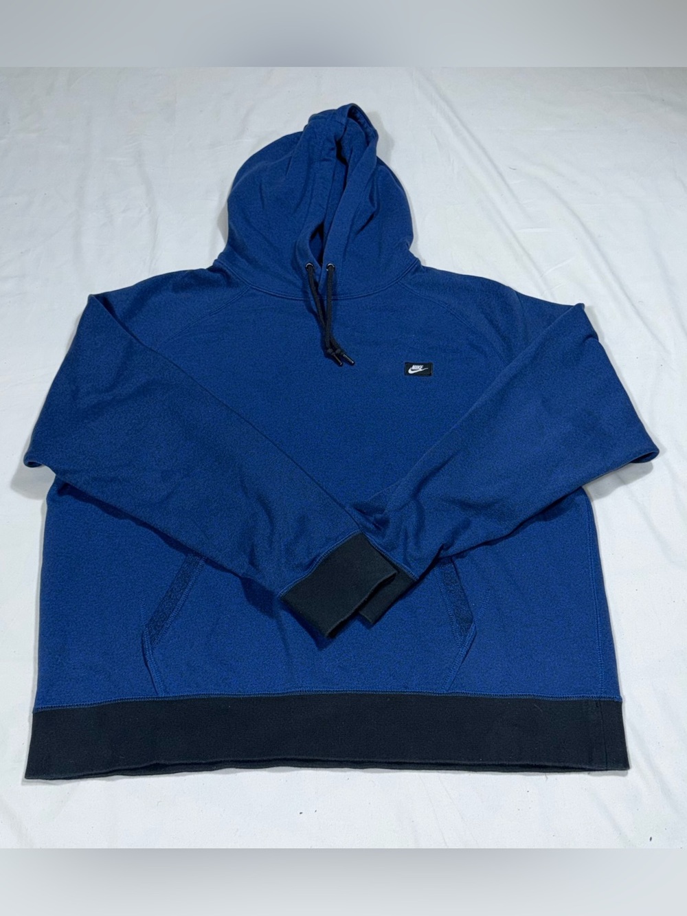 Nike Sportswear Colorblock Pullover Hoodie Blue  Mens XL B34